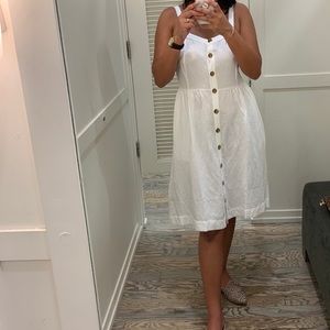 Loft white dress